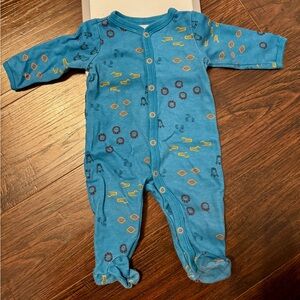 Carter's Blue One Piece with Fun Patterns